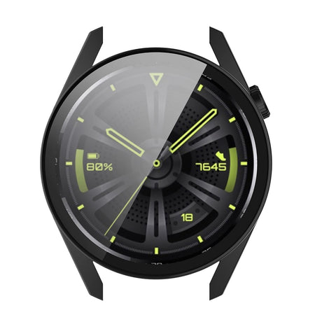 Folie de protectie smartwatch Techsuit Defense360 Pro + Screen Protector compatibil cu Huawei Watch GT 3 (42mm), Negru