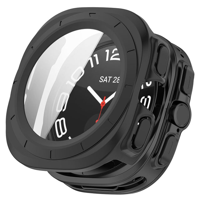 Folie de protectie smartwatch Techsuit Defense360 Pro + Screen Protector compatibil cu Samsung Galaxy Watch Ultra (47mm), Negru