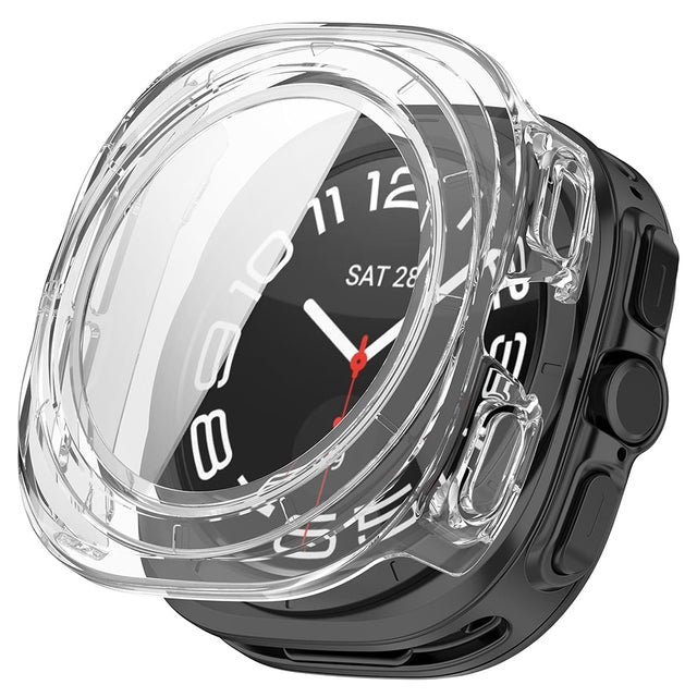 Folie de protectie smartwatch Techsuit Defense360 Pro + Screen Protector compatibil cu Samsung Galaxy Watch Ultra (47mm), Transparent