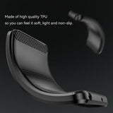 Husa de protectie Techsuit Carbon Silicone compatibil cu Xiaomi Redmi Note 14 Pro 4G, Negru