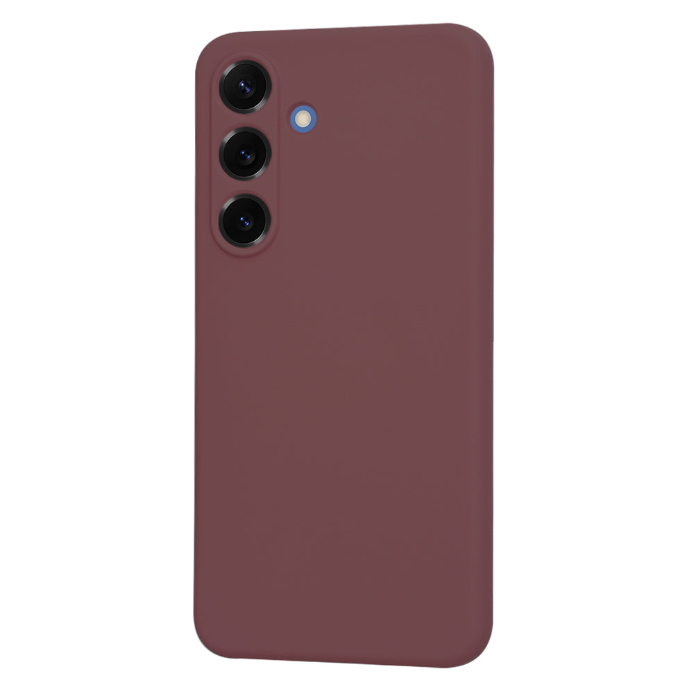 Husa de protectie Techsuit SoftFlex compatibil cu Samsung Galaxy S25, Plum Red
