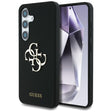 Husa de protectie Guess Silicone 4G Big Metal Logo (GUHCS25SS4SMDK) compatibil cu Samsung Galaxy S25, Negru