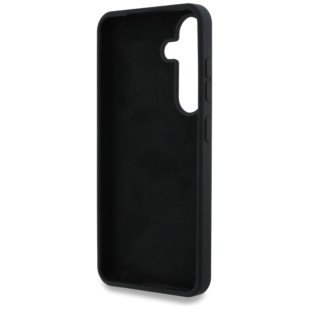 Husa de protectie Guess Silicone 4G Big Metal Logo (GUHCS25LS4SMDK) compatibil cu Samsung Galaxy S25 Ultra, Negru