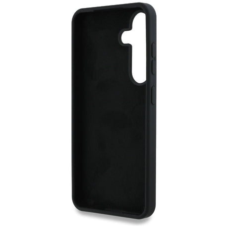 Husa de protectie Guess Silicone 4G Big Metal Logo (GUHCS25LS4SMDK) compatibil cu Samsung Galaxy S25 Ultra, Negru