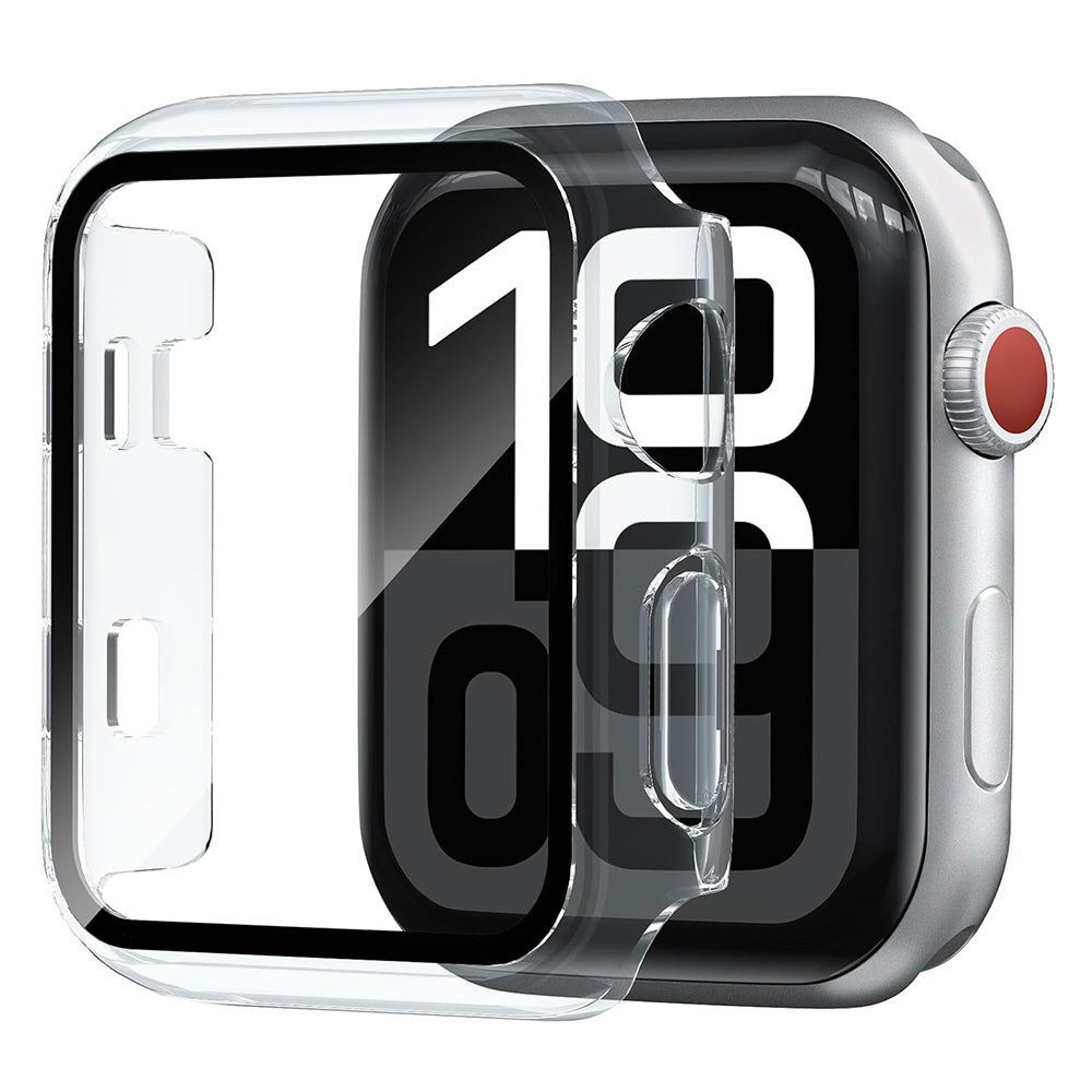 Husă + folie Techsuit pentru Apple Watch 1 / Apple Watch 2 38mm / Apple Watch 3 38mm, transparentă