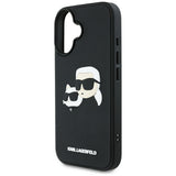 Husă Karl Lagerfeld 3D Design neagră pentru iPhone 16