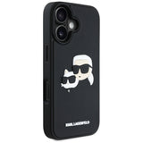 Husă Karl Lagerfeld 3D Design neagră pentru iPhone 16