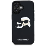 Husă Karl Lagerfeld 3D Design neagră pentru iPhone 16