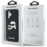 Husă Karl Lagerfeld 3D Design neagră pentru iPhone 16