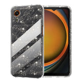 Husa de protectie Techsuit SparkleSkin Series compatibil cu Samsung Galaxy Xcover7, Transparent
