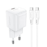 Incarcator Acefast (A77), Type-C, 30W PD, Alb