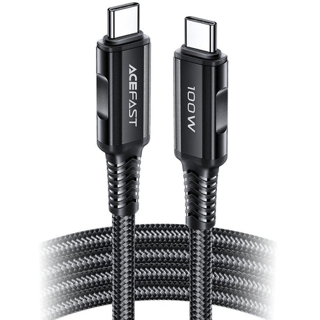 Cablu Acefast C4-03, Type-C to Type-C, 100W, 2m, Negru