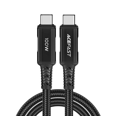 Cablu Acefast C4-03, Type-C to Type-C, 100W, 2m, Negru
