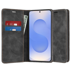 Husa de protectie Techsuit Confy compatibil cu Samsung Galaxy S25, Negru