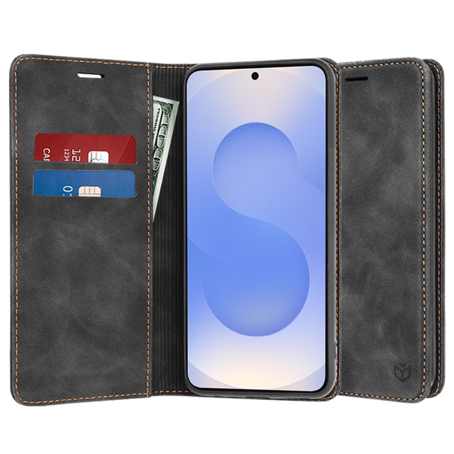 Husa de protectie Techsuit Confy compatibil cu Samsung Galaxy S25, Negru