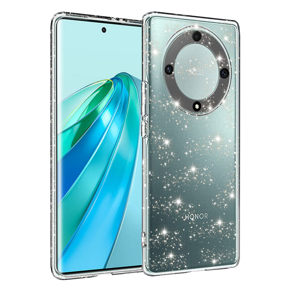 Husa de protectie Techsuit SparkleSkin Series compatibil cu Honor X9a, Transparent