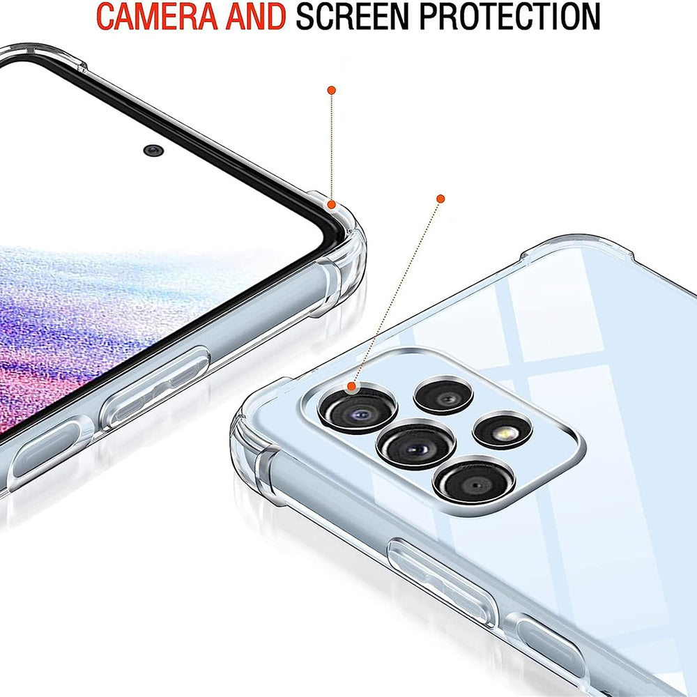 Husa de protectie Techsuit Shockproof Clear Silicone compatibil cu Xiaomi Poco C40, Transparent