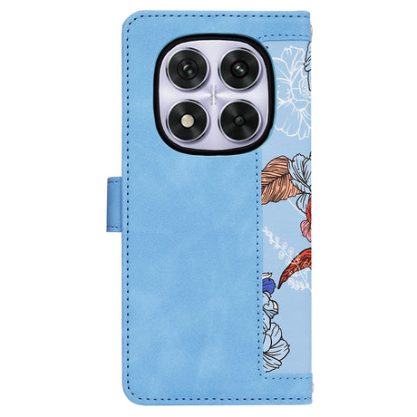 Husa de protectie Techsuit FlipCraft compatibil cu Xiaomi Redmi Note 14 Pro 5G / Poco X7, Vibrant Blue