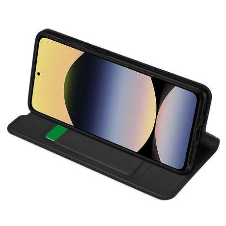 Husa de protectie Techsuit Magskin Book compatibil cu Xiaomi Redmi Note 14 5G, Negru