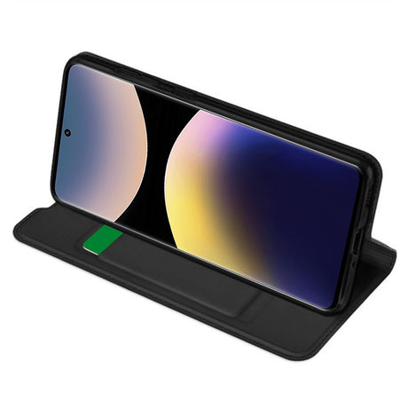 Husa de protectie Techsuit Magskin Book compatibil cu Xiaomi Redmi Note 14 Pro 5G / Poco X7, Negru