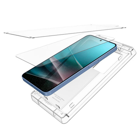 Folie de protectie Spigen Elite Shield EZ Fit HD (AFL09091) compatibil cu Samsung Galaxy S25, Transparent