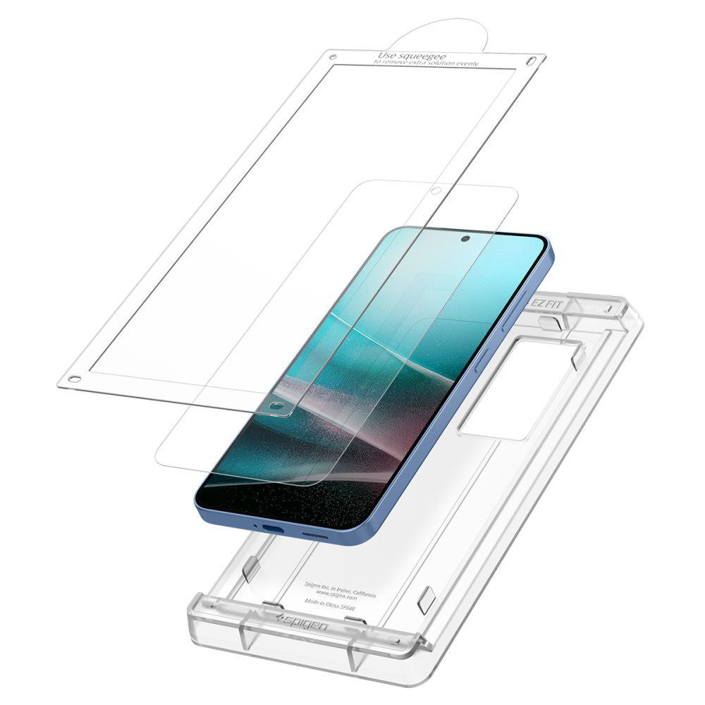 Folie de protectie Spigen Elite Shield EZ Fit HD (AFL09087) compatibil cu Samsung Galaxy S25 Plus, Transparent
