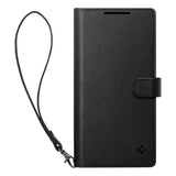 Husa de protectie Spigen Wallet S (ACS09124) compatibil cu Samsung Galaxy S25 Ultra, Negru