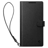 Husa de protectie Spigen Wallet S (ACS09125) compatibil cu Samsung Galaxy S25 Plus, Negru