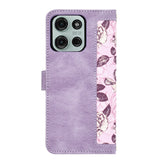 Husa de protectie Techsuit FlipCraft compatibil cu Motorola Moto G75, Mysterious Purple
