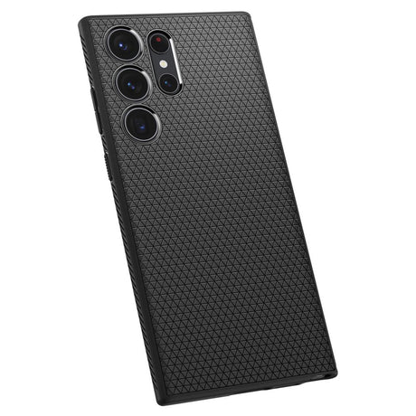 Husa de protectie Spigen Liquid Air (ACS05614) compatibil cu Samsung Galaxy S23 Ultra, Negru Mat