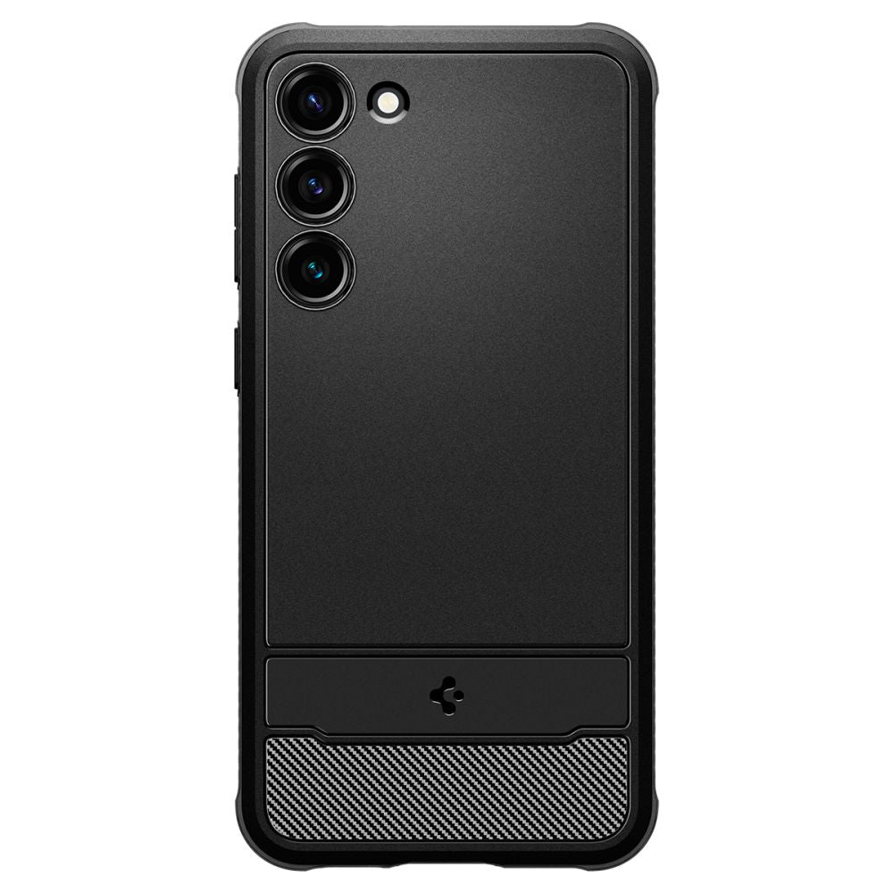 Husa de protectie Spigen Rugged Armor (ACS05711) compatibil cu Samsung Galaxy S23, Negru