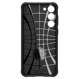 Husa de protectie Spigen Rugged Armor (ACS05711) compatibil cu Samsung Galaxy S23, Negru