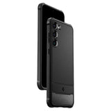 Husa de protectie Spigen Rugged Armor (ACS05711) compatibil cu Samsung Galaxy S23, Negru