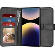 Husa de protectie Techsuit Diary Book compatibil cu Xiaomi Redmi Note 14 Pro+ 5G, Negru