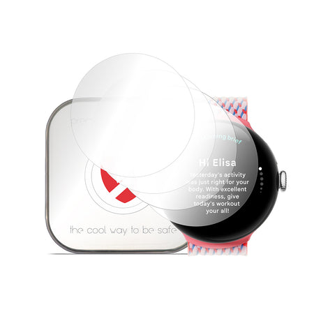 Folie de protectie smartwatch Smart Protection Premium Classic (set de 4) compatibil cu Google Pixel Watch 3 41mm, Transparent