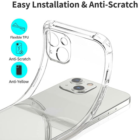 Husa de protectie Techsuit Shockproof Clear Silicone compatibil cu iPhone 16 Pro, Transparent