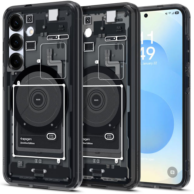 Husa de protectie Spigen Ultra Hybrid Zero One MagSafe (ACS09003) compatibil cu Samsung Galaxy S25, Negru