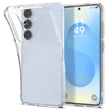 Husa de protectie Spigen Liquid Crystal Glitter (ACS08997) compatibil cu Samsung Galaxy S25, Crystal Quartz