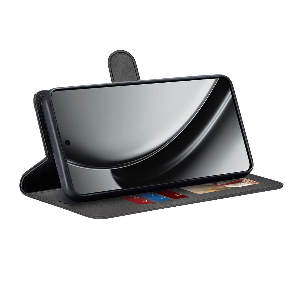 Husa de protectie Techsuit Diary Book compatibil cu Realme GT 6 / GT 6T, Negru