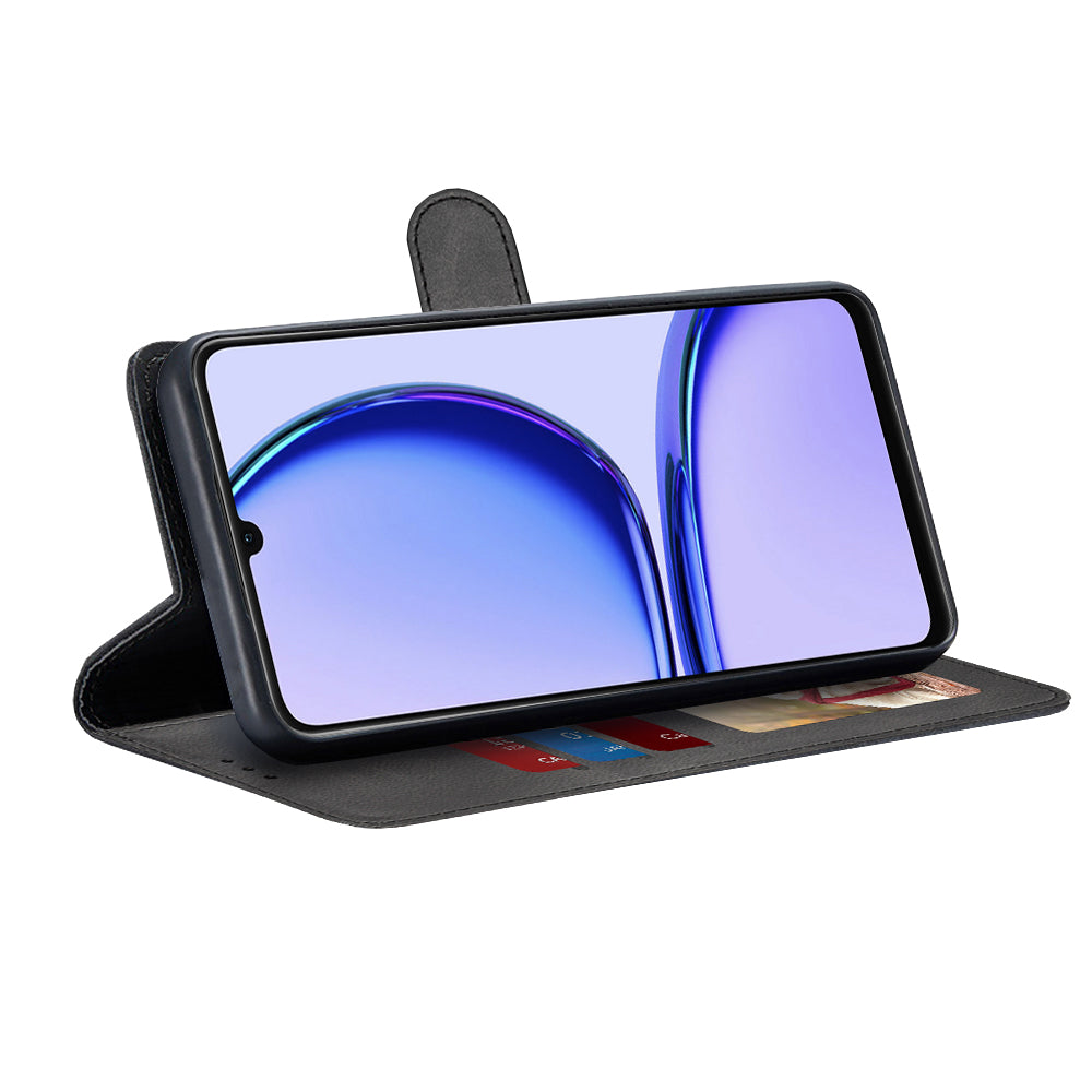 Husa de protectie Techsuit Diary Book compatibil cu Realme C53, Negru