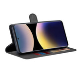 Husa de protectie Techsuit Diary Book compatibil cu Xiaomi Redmi Note 14 Pro+ 5G, Negru