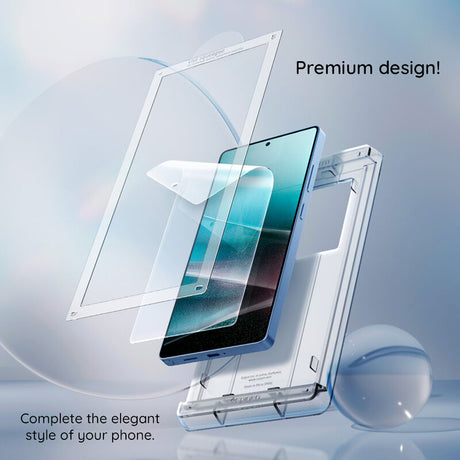 Folie de protectie Spigen Elite Shield EZ Fit HD (AFL09087) compatibil cu Samsung Galaxy S25 Plus, Transparent