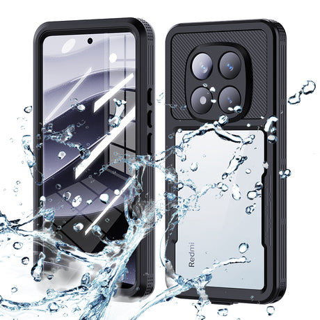 Husa de protectie ShellBox Waterproof IP68 compatibil cu Xiaomi Redmi Note 14 Pro 5G / Poco X7, Negru
