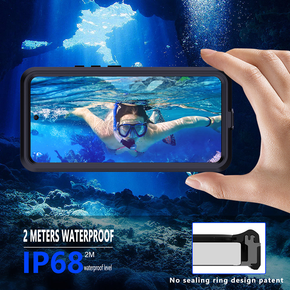 Husa de protectie ShellBox Waterproof IP68 compatibil cu Xiaomi Redmi Note 14 Pro 5G / Poco X7, Negru