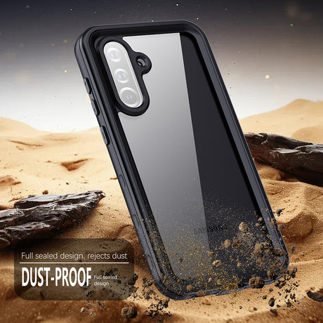 Husa de protectie ShellBox Waterproof IP68 compatibil cu Samsung Galaxy S25 Ultra, Negru