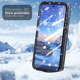 Husa de protectie ShellBox Waterproof IP68 compatibil cu Samsung Galaxy S25 Ultra, Negru