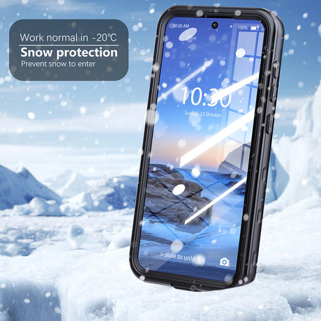 Husa de protectie ShellBox Waterproof IP68 compatibil cu Samsung Galaxy S25 Ultra, Negru