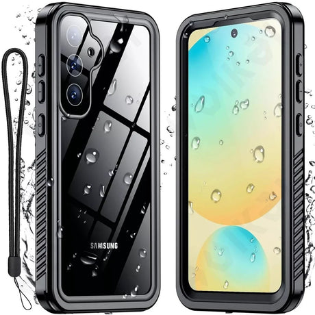 Husa de protectie ShellBox Waterproof IP68 compatibil cu Samsung Galaxy S25, Negru