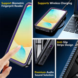 Husa de protectie ShellBox Waterproof IP68 compatibil cu Samsung Galaxy S25, Negru