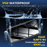 Husa de protectie ShellBox Waterproof IP68 compatibil cu Samsung Galaxy S25, Negru